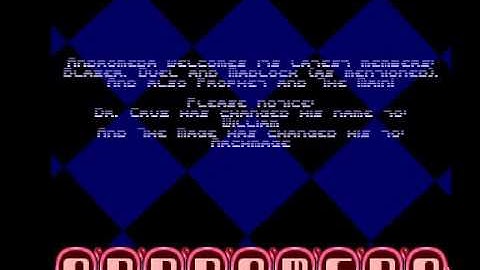 Andromeda - Jointro - Amiga Intro