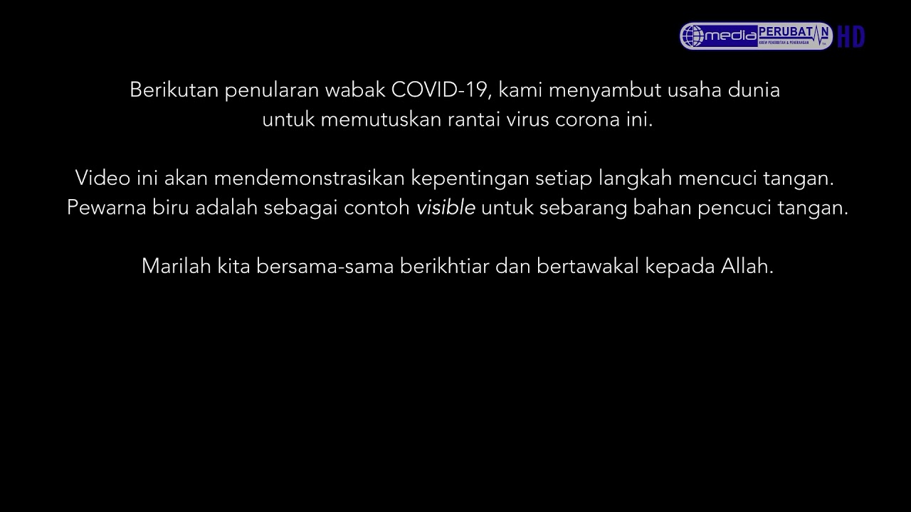 Kepentingan Setiap Langkah Mencuci Tangan Youtube