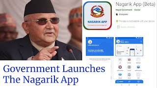Government of Nepal launches The Nagarik App || KP OLI speech about the APP screenshot 2