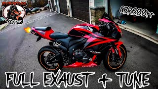 First Ride on CBR600rr with FULL SYSTEM EXHAUST + TUNE!