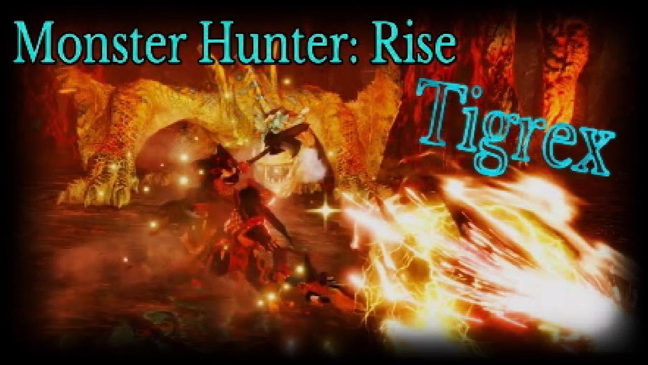 Terrible Charge Blade Hunter fights Tigrex