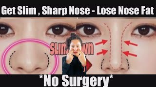 ?smaller nose exercise,sharp nose,lose nose fat,bigger nose ♨️yoga @rupalrjfitnessbeauty