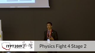 Sinking Bubbles - Team Canada at IYPT 2019 Physics Fight 4 Stage 2