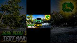 John Deere GPS Sprayer Test Spray #JohnDeere #Sprayer #technician #mechanic #mechaniclife