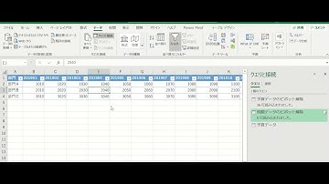 【PowerQuery】列のピボット解除（１階層）