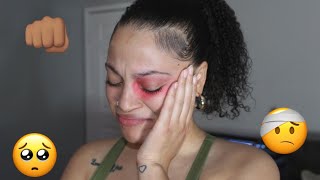 I GOT BEAT UP BY A MAN PRANK ON BOYFRIEND