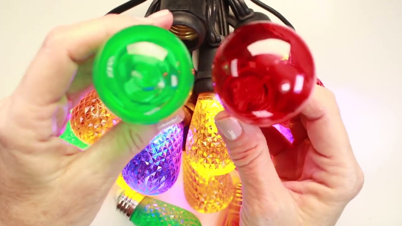 T50 LED Bulbs Comparison (Faceted, Smooth, Filament)