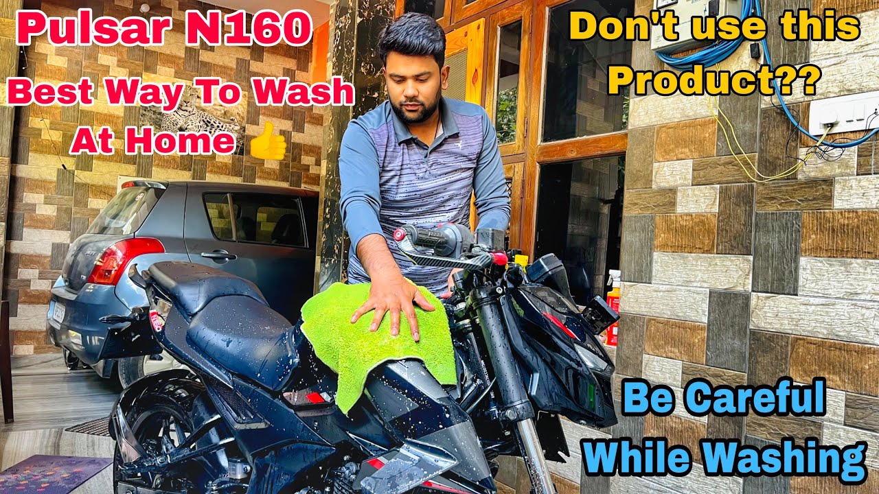 Pulsar N160 How To Wash At Home ||  Best Way To Clean Wheels Allow At Home || Cost Efficient Wash 👌