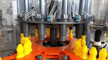 Automatic rotary capping machine for acid detergents ICS/A - Size 3