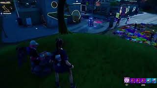 Dusty Hangs Around With Helsie At Party Royale