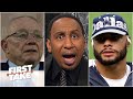 Stephen A. unleashes a rant on Jerry Jones and Dak Prescott's contract with the Cowboys | First Take