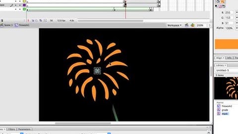 Animating Fireworks in Flash Part 1