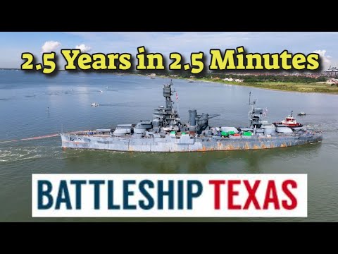 Battleship Texas USS Texas Complete Drydocking & Restoration Documentary