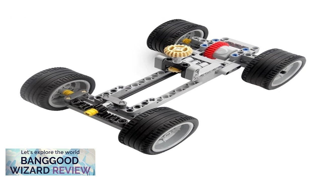 88745 MOC Car Chassis Bricks DIY Building Block Toy Remote