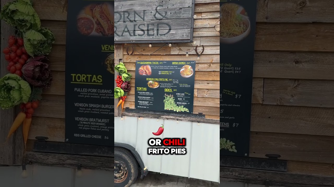 The Hyper Loop, Plaza in Bastrop Texas has an amazing selection of food that you can order outside.