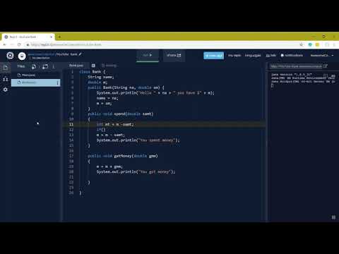 Java Coding | Episode 7 | Making a Fake Banking Program | Part 2 | Revive and Spend What You Have ON
