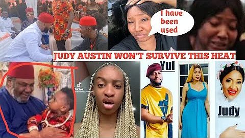 Judy Austin In Tears As Yul Edochie Abandoned  Her For A Party After Pete Edochie Bless Son