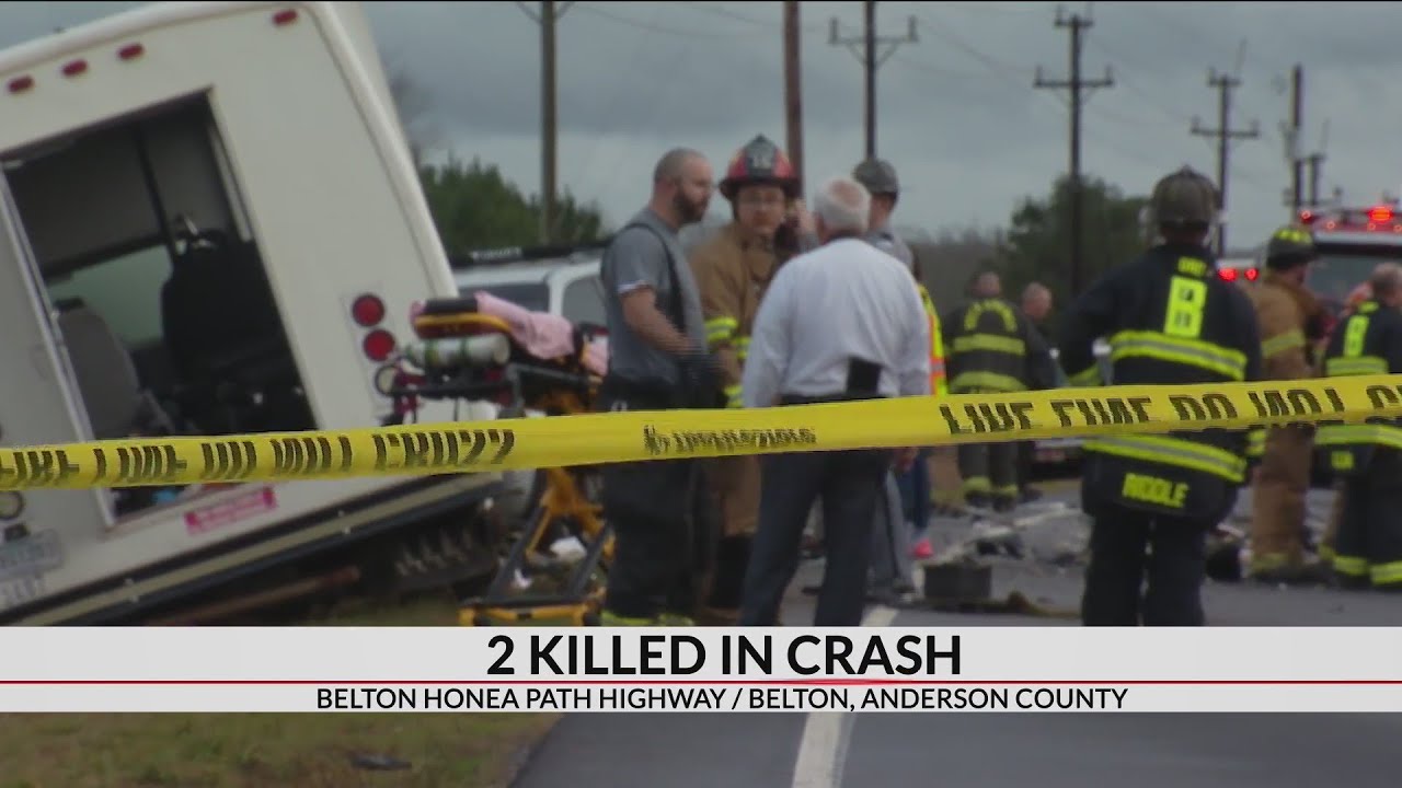 2 dead after special needs bus crash on Belton Honea Path Hwy. in