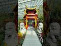 A scene of Jixian Pavilion has been recreated for the display. #gardensbythebay @gardensbythebay