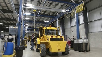 Materials Handling Systems: Gorbel Work Station Cranes  Keep Sellick Equipment Moving
