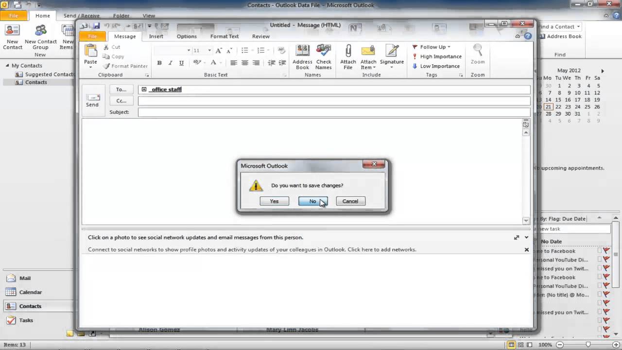 How To Create Contact Groups In Outlook YouTube
