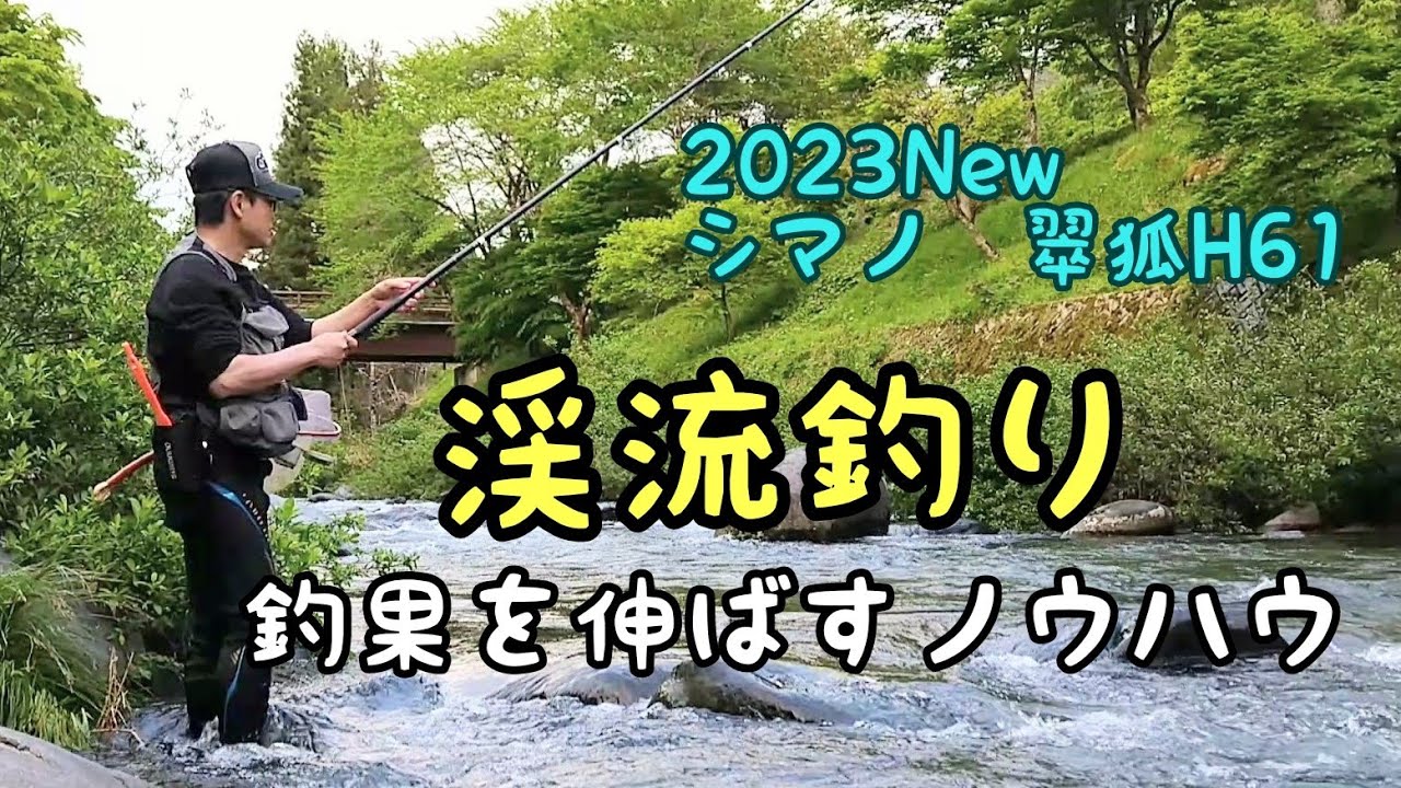 渓流釣り  激戦区でアマゴを確実に釣る方法【シマノ 翠狐H61】長良川郡上