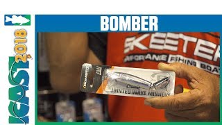 ICAST 2018 Videos - Bomber Jointed Wake Minnow New 4.5 Size with Zell  Rowland