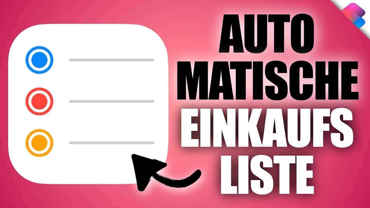So automatisierst Du deine Einkaufsliste