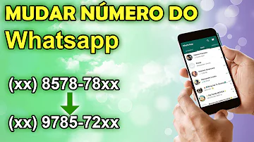 Como mudar o número de telefone do WhatsApp?