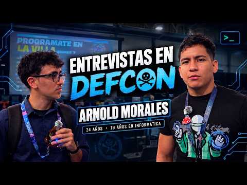 Entrevisté a Arnold Morales (APT Village) en DEF CON 🎙️ | DEF CON 34 #2