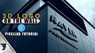 How To Make 3D Text || Professional Logo Design || Pixellab Tutorial