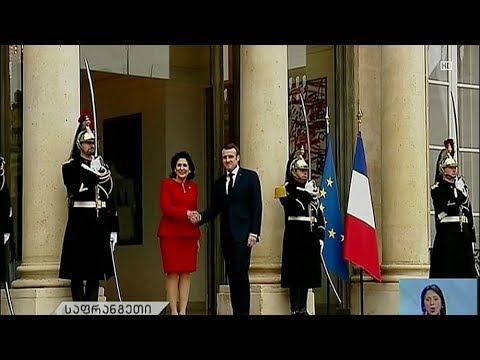 ზურაბიშვილი-მაკრონის შეხვედრა