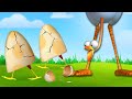 Best of Gazoon: S1 Ep 6 | Egg-Shaped | Funny Animals Cartoons | HooplaKidz TV