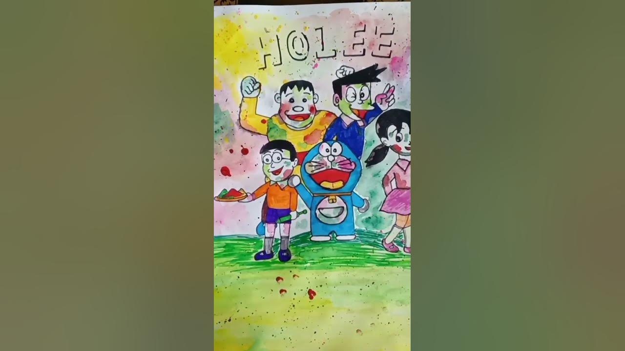 holi doraemon