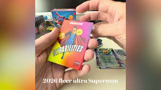 2026 fleer ultra Superman cards ￼