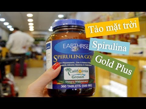 hqdefault Tảo mặt trời Spirulina Gold Plus của hãng Earthrise, Hoa Kỳ.