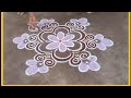 32 dots rangolibeautiful flower  daily simple special kolamdhana creative rangoli
