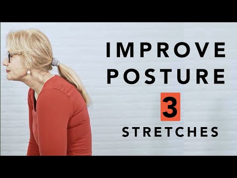 Rounded Shoulders Fix - Easy Stretches At Home (Kyphosis)