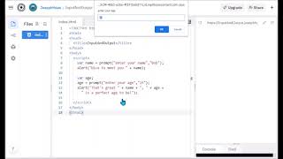 Input And Output in JavaScript