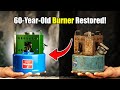 Rusty 60-Year-Old Gasoline Burner Full Restoration (ASMR)
