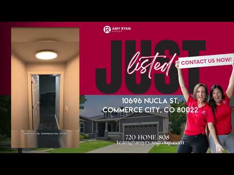 10696 Nucla St, Commerce City, CO home video tour