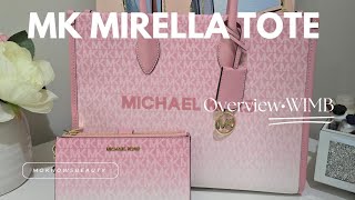 MICHAEL KORS MIRELLA MEDIUM TOTE| OVERVIEW| COMPARISON| WIMB| Moknowsbeauty