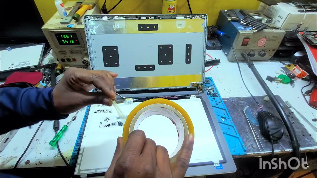 Dell Laptop Screen Kaise Change Kare !! Laptop Display Replace Step by Step !! 