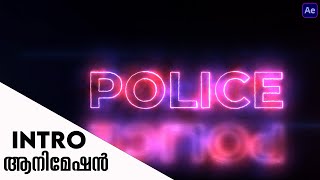 Title Animation After Effects Malayalam | Saber Plugin