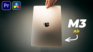 Real World Video Editing Performance on Apple Macbook Air M3 [Premiere Pro & DaVinci Resolve]