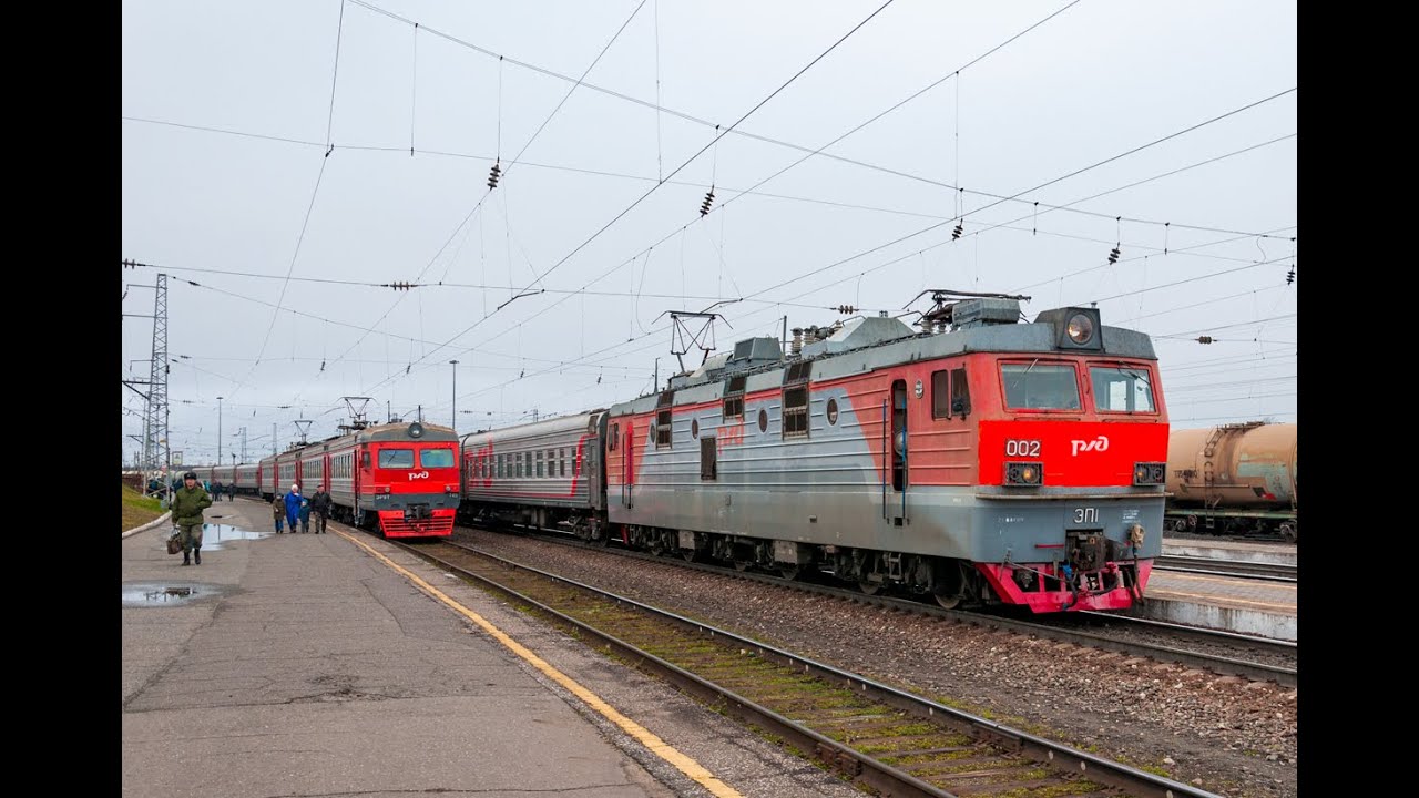 RTrainSim на эп1 002 и эп1 119 по маршруту - Павловск - YouTube