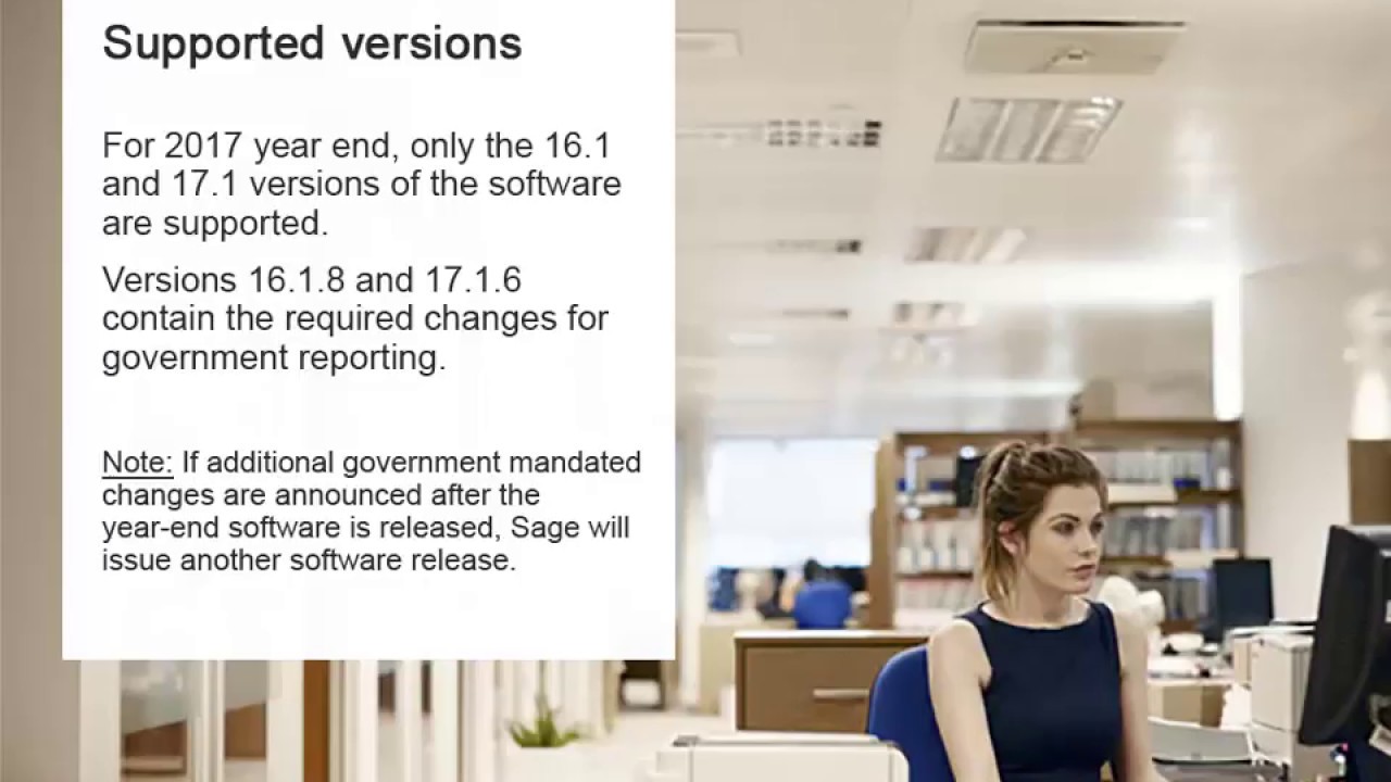 Sage 300 CRE Year End 2017: 2017 Year-end software release management of shock