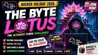 TryHackMe Hacker Holiday 2026: The Byte Lotus Explained | Complete Event Guide, Challenges & Rewards