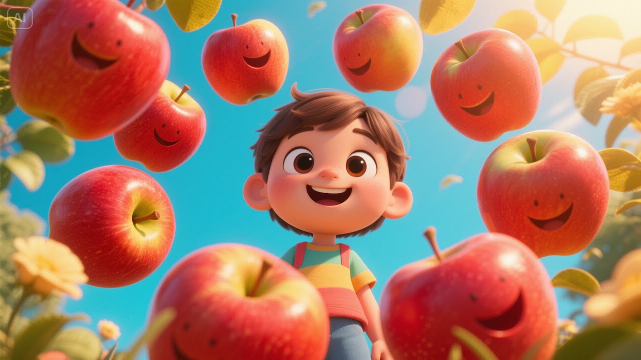 Count the Apples on the Big Red Tree | Educational Counting Song for ...
