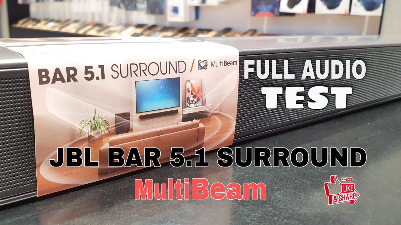 JBL Bar 5.1 Surround MultiBeam - Audio test - YouTube